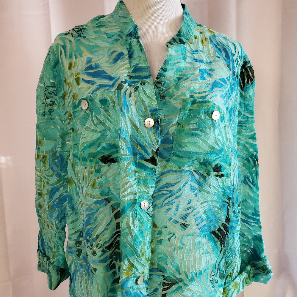 Sheer blouse